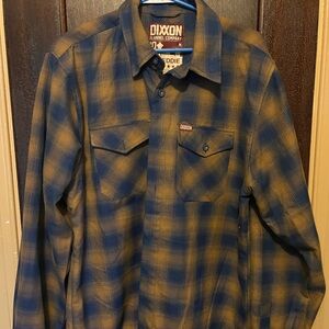 DIXXON EDDIE Plaid Casual Button Down Shirt